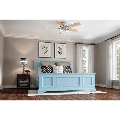 Brushed Nickel 52" Crestfield Ceiling Fan with LED Light and Reversible Blades
