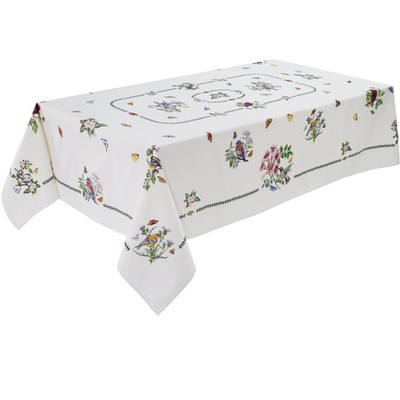 Avanti Botanic Birds 120" Tablecloth - Multicolored