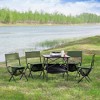 Sevobal Outdoor Portable Chairs 5PCS Folding Table and Chair Set with Storage Bag for Patio Garden Backyard, Multicolored, 27.56"*27.56"*27.56" - 4 of 4