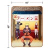 Just Funky Naruto Eating Ramen 45 x 60 Inch Fleece Throw Blanket - 2 of 4
