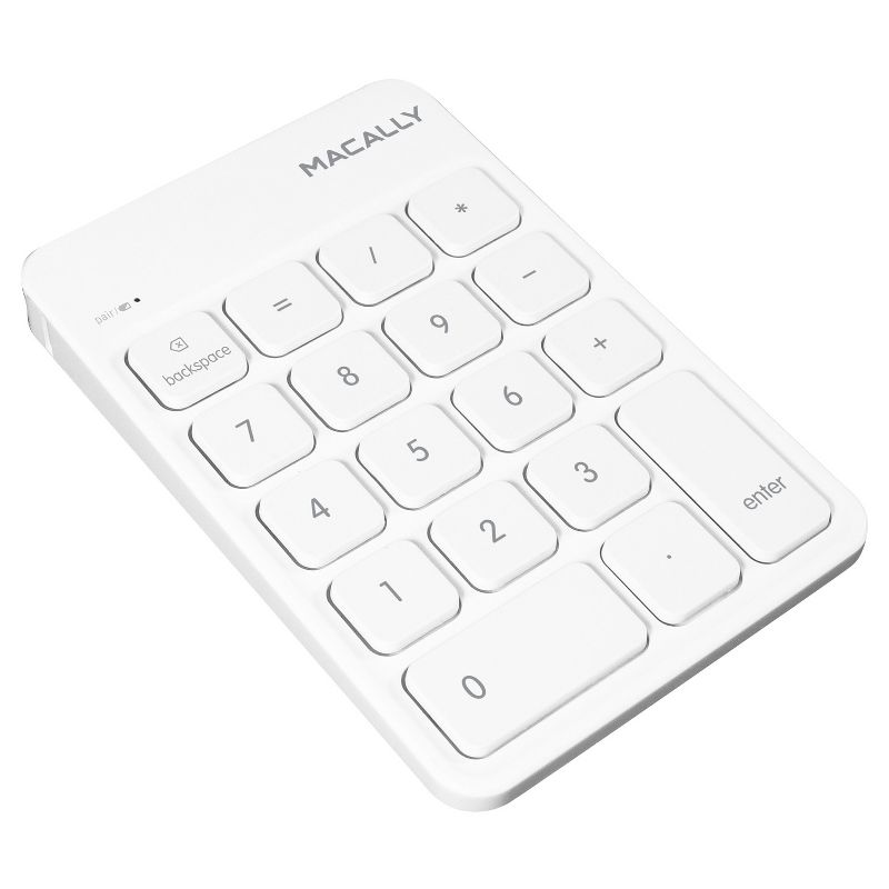 Macally Wireless Bluetooth 18 Numeric Keypad, 4 of 9