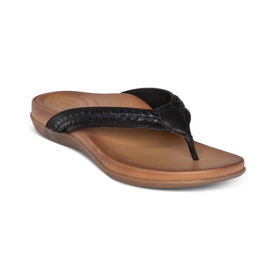 Aetrex Emmy Braided Thong Sandal
