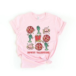 Simply Sage Market Women's Cowgirl Valentine Disco Short Sleeve Graphic Tee - 1 of 4