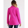 Allegra K Women's Long Sleeves Double Breasted Button Winter Outerwear Pea Coat - 4 of 4