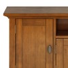 72" Solid Wood Transitional TV Media Stand with Two Drawers, Two Framed Doors and Adjustable Shelves for Living Room and Bedroom - 2 of 4