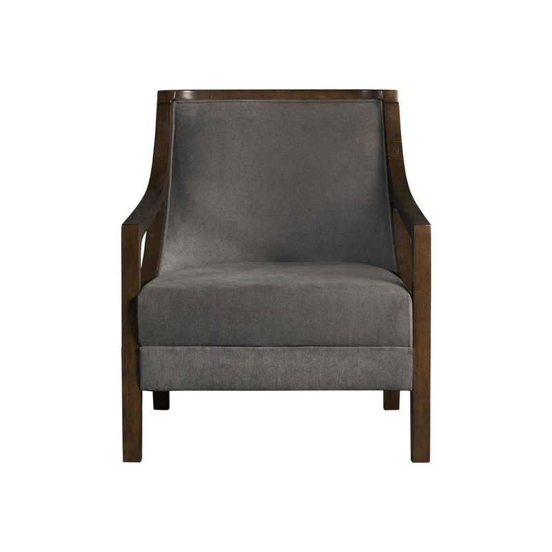 Dayna Accent Chair with Brown Frame - Picket House Furnishings, 1 of 12