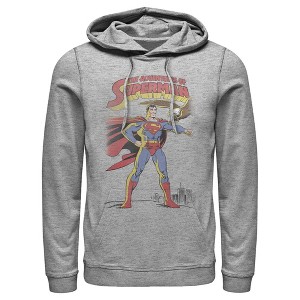 Men's Superman Patriotic Adventures Pull Over Hoodie - 1 of 3