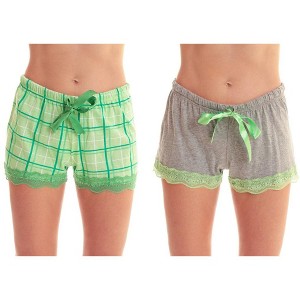 Just Love Women’s Pajama Shorts – Soft Cotton Lounge Sleep Shorts with Drawstring Waist - 1 of 3