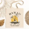 City Creek Prints Hawaii Tropical Paradise Canvas Tote Bag - 15x16 - Natural - 2 of 2