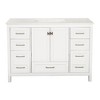 Vanity Sink Combo Mid-Century Bathroom Sink Cabinet Freestanding Single Bathroom Vanities With Marble Countertop - 2 of 4