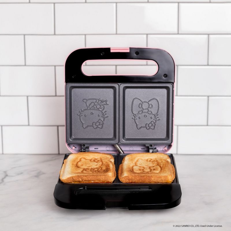 Uncanny Brands Hello Kitty Pink Grilled Cheese Maker, 6 of 10