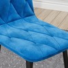 PAGED Dining Chairs Modern Living Room Chairs Set of 4 Kitchen Chairs with Metal Legs for Dining Room, Kitchen - 4 of 4