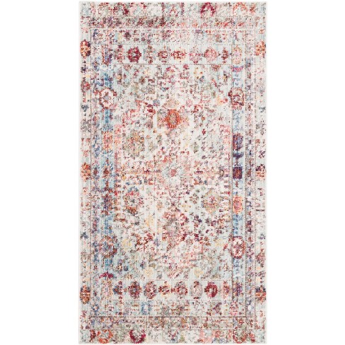 Safavieh Valencia VAL123C Grey/Multi 3' x 5' Area Rug