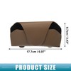 Unique Bargains Car Sunglasses Visor Holder Double Clip Magnetic Glasses Organizer Storage Brown - 4 of 4