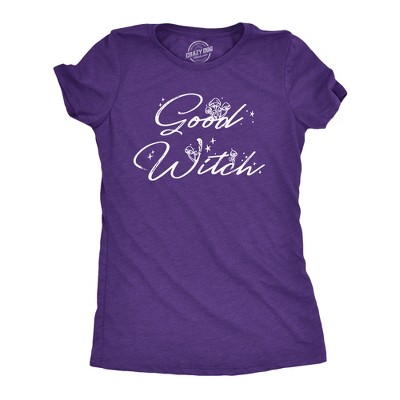 Womens Funny T Shirts Good Witch Sarcastic Halloween Graphic Novelty Tee For Ladies - Crazy Dog Women's T Shirt