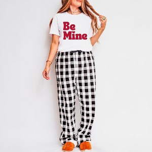 Simply Sage Market Women's Be Mine Bold Pajama Set - 1 of 4
