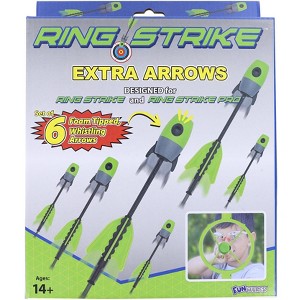 Funwares Ring Strike Green Spare Arrows | Set of 6 - 1 of 2
