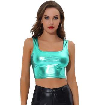 Avanova Women's Casual Lace up Front Sleeveless Tank Top Cutout Crop Top  Green 02 X-Small at  Women's Clothing store