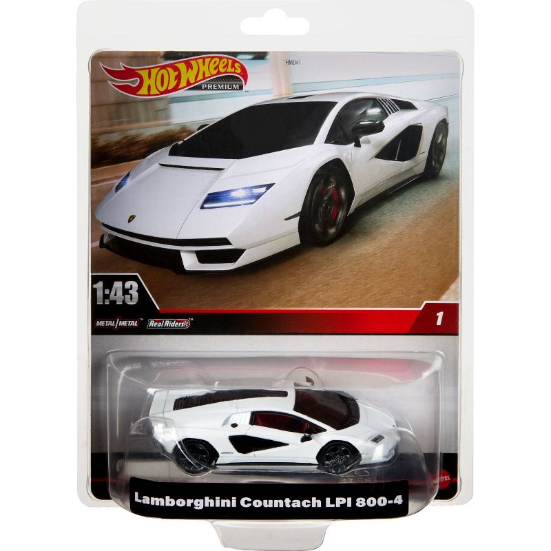 Hot Wheels Premium Lamborghini Countach LPI 800-4 - 1:43 Scale, 5 of 6