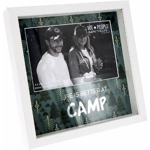 Pavilion Gift Company - Camp - 7.5" Shadow Box Frame (Holds 6" x 4" Photo) - Single Image Frames - 1 of 4