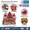 Sparkling Pink Winter Magic LED Gingerbread Home Figurine, 7" Lighted Christmas Decoration Decor| OrnamentallyYou - 3 of 4