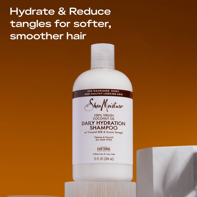 SheaMoisture Virgin Coconut Oil Shampoo Daily Hydration, 6 of 11