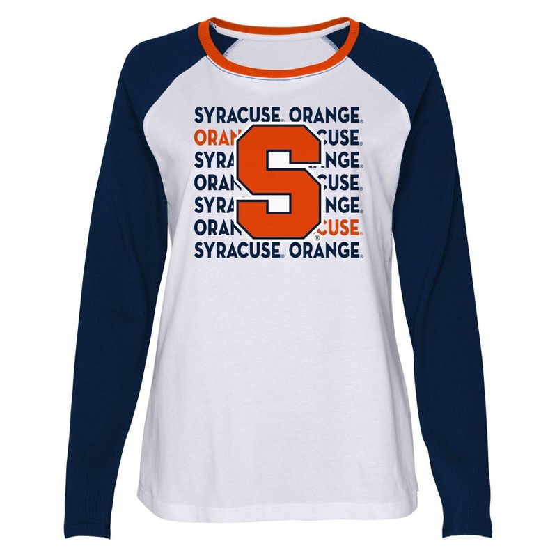 NCAA Syracuse Orange Girls&#39; Long Sleeve T-Shirt, 2 of 4