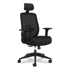 HON Altern Mesh Mid-Back Task Chair, 17.95 to 21.1 Seat Height, Black Seat, Black Back, Black Base - 1 of 4