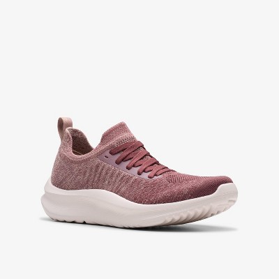 Обувь Clarks Cloudsteppers Womens Solevana Lace Merlot Combination Shoes 8 Wide — фото 4