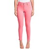 YMI Women's Hyper Stretch Mid-Rise 5 Pocket Slim Fit Skinny Jeans - 2 of 4