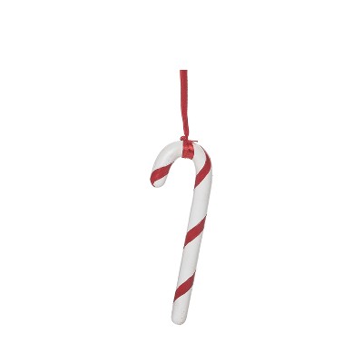 Transpac Resin 6.25 in. Multicolor Christmas Candy Cane Ornament