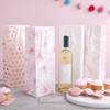 Sparkle And Bash 12 Pack Wine Bottle Gift Bags, 4 Designs (5 X 13.75 X 4  In) : Target