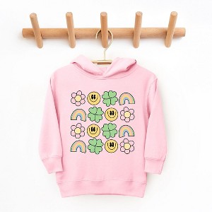The Juniper Shop Smiley Clover Daisy Toddler Graphic Hoodie - 1 of 3