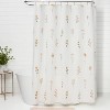 Botanical Floral Shower Curtain - Threshold™ - image 2 of 4