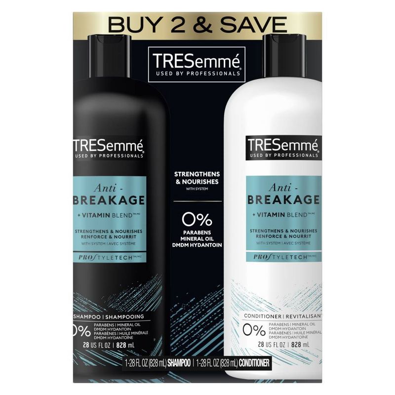 Tresemme Anti-Breakage Shampoo &#38; Conditioner for Brittle or Weak Hair - 56 fl oz/2pc, 3 of 11