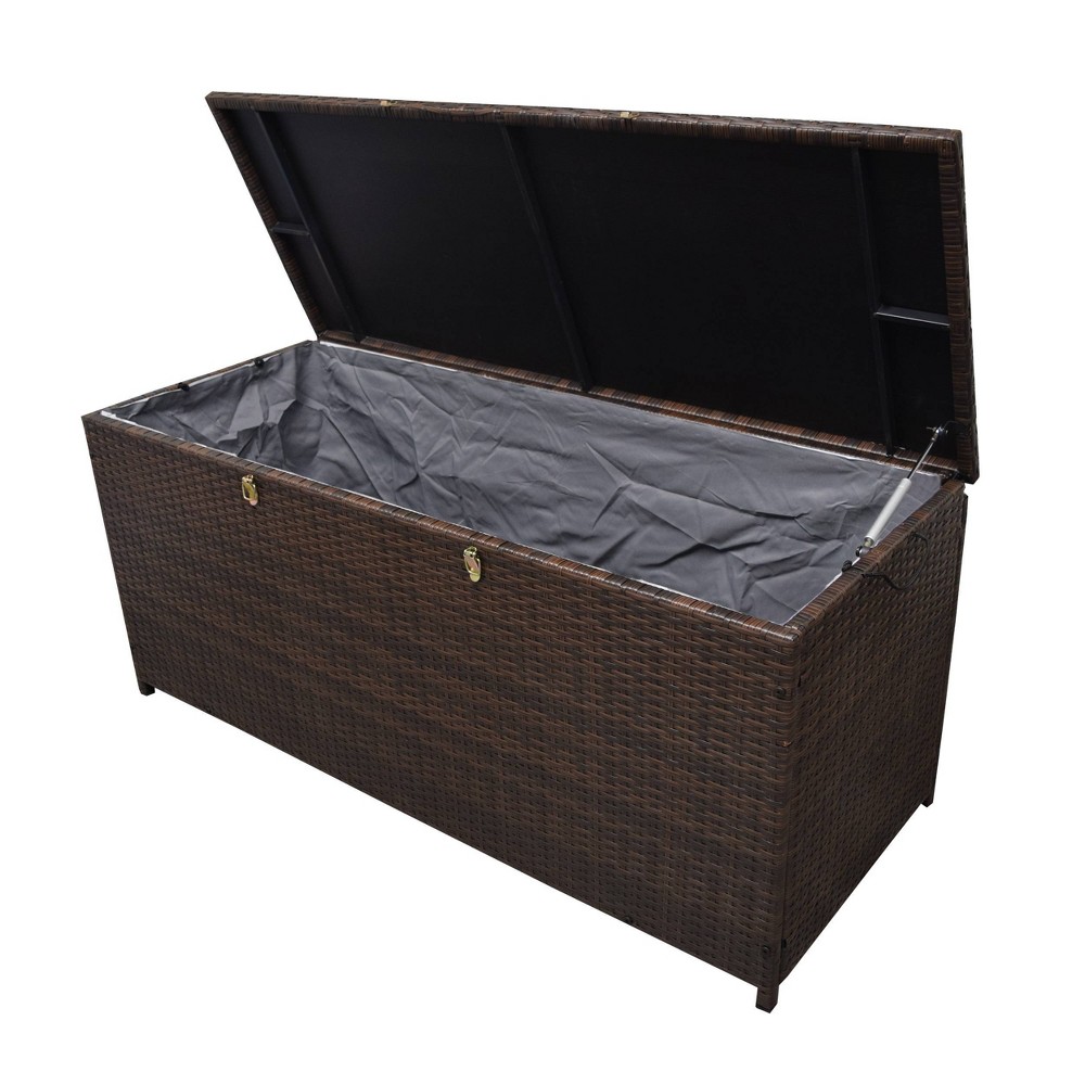 Photos - Garden Furniture Oakland Living 113 gal Patio Storage Bin - Brown