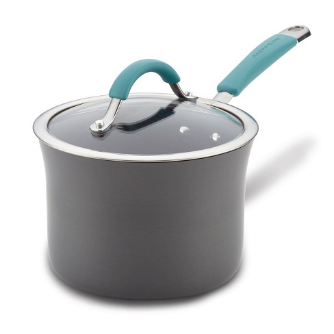 Rachael Ray Hard Anodized Dishwasher Safe 8qt. Covered Oval Pasta Pot with  Rachael Ray 