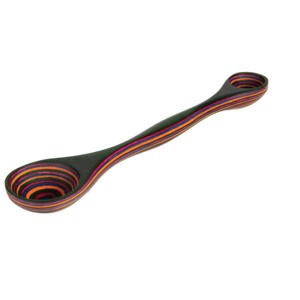 Island Bamboo 9-Inch Pakkawood Double Sided Measuring Spoon - 1 of 1