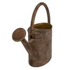 Gardener Select Farmhouse Oval Metal Watering Can, Rusty, 0.9 Gallon - 2 of 3