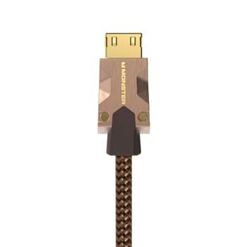 Monster M-Series Certified Premium HDMI Cable 2.0, 4K Ultra HD at 60Hz Refresh Rate, Duraflex Jacket, and Triple Layer Shielding, 25 Gbps