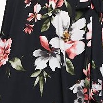 black floral