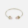 Sanctuary Project by sanctuaire Rose Quartz Pillar Cuff Bracelet Gold - 2 of 3