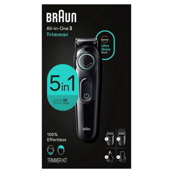 Braun Series 3 AiO3450 Rechargeable 5-in-1 Ear, Nose, Beard & Hair Trimmer