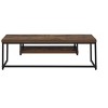 CAVINAS Industrial Style TV Stand with Metal Frame and Wood Top Entertainment Center with Storage for Living Room - 4 of 4
