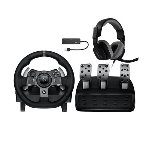 Logitech G920 Driving Force Racing Wheel With Floor Pedals For Xbox Bundle  : Target