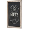 MLB New York Mets Baseball Framed Wood Sign Panel - 2 of 4