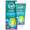 Tom's of Maine 1.75oz Fluoride-Free Mild Fruit Toddler Training Toothpaste + Colgate 2 Count My First Baby and Toddler Toothbrush - 2 of 4