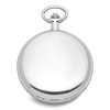 Black Bow Jewelry Swingtime Chrome-finish Brass Mechanical Pocket Watch - 2 of 4