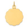 Black Bow Jewelry 14k Yellow Gold Wedding Bells Charm or Pendant, 22mm - 3 of 4