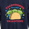 Boys' - Toy Story - Tacos Are My Valentine Graphic Long Sleeve Fleece Sweatshirt - 2 of 4